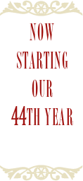 ￼
Now
starting
our 
44th year

￼